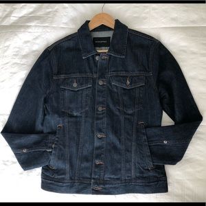 Banana Republic denim trucker jacket.